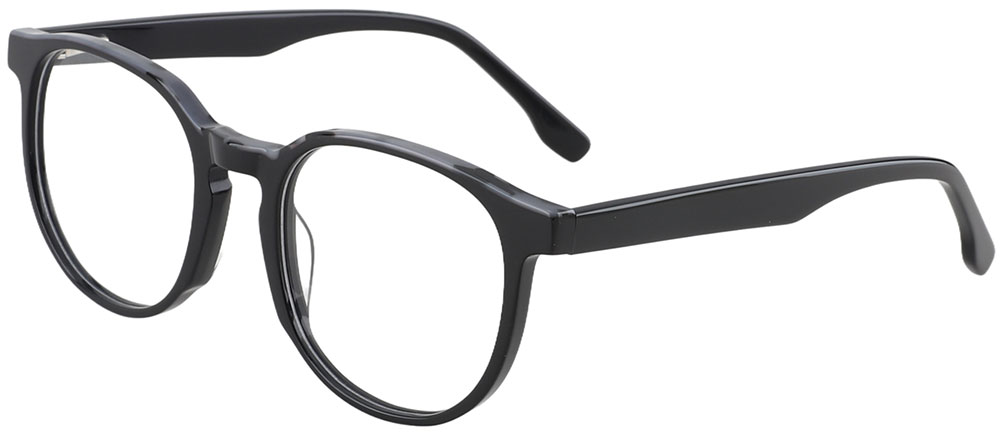 Cheapglasses123.com Round Prescription Glasses 21216 Black