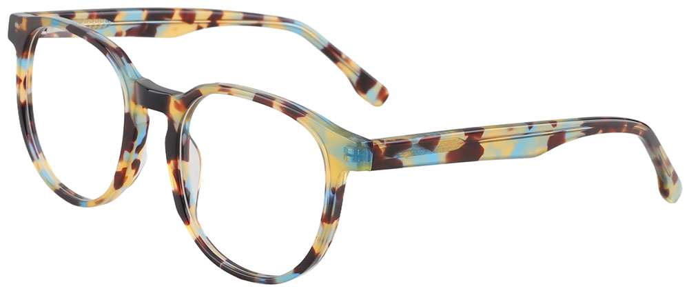 Cheapglasses123.com Round Prescription Glasses 21216 Floral