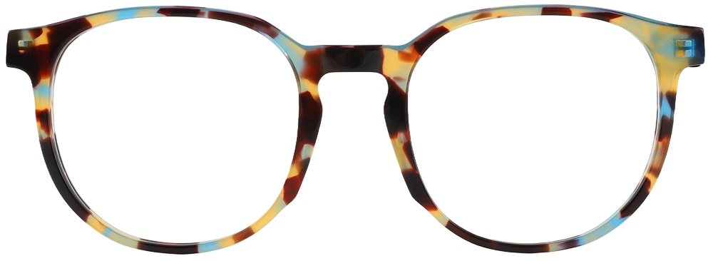 Try on glasses: Round Prescription Glasses 21216 Floral