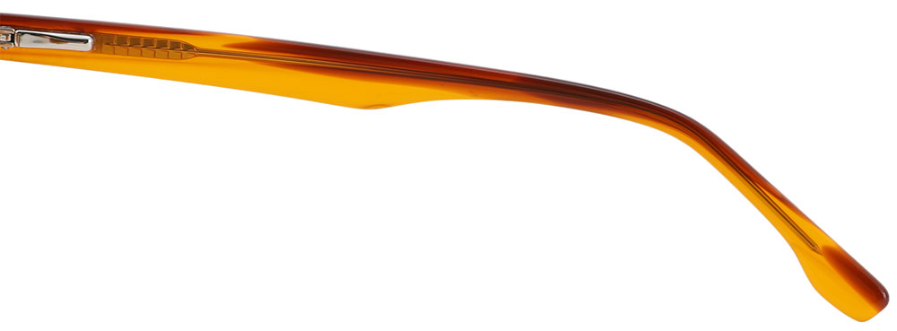 Round Prescription Glasses 21216 Yellow