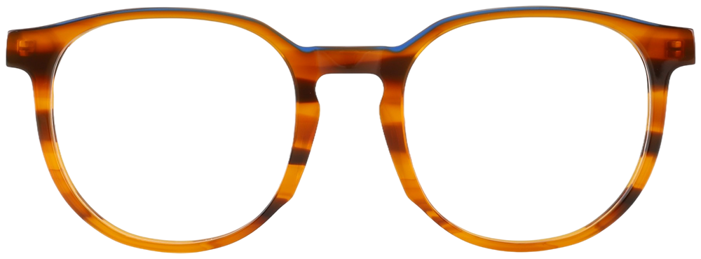 Try on glasses: Round Prescription Glasses 21216 Yellow