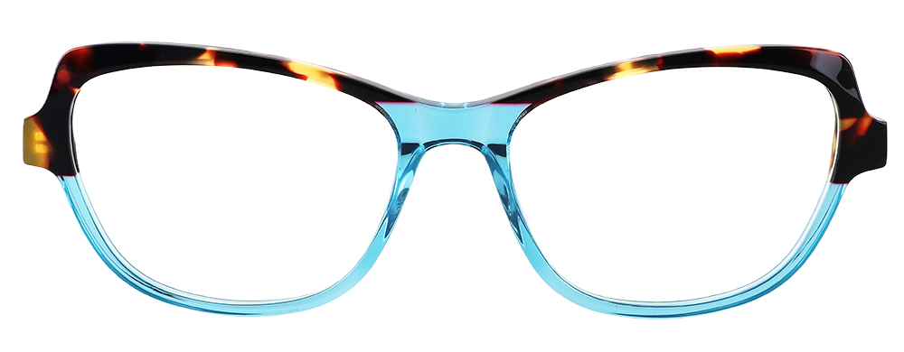 Try on glasses: Cat Eye Prescription Glasses 21220 Tortoise Blue