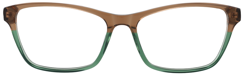 Try on glasses: Prescription Glasses 21221 Brown Green