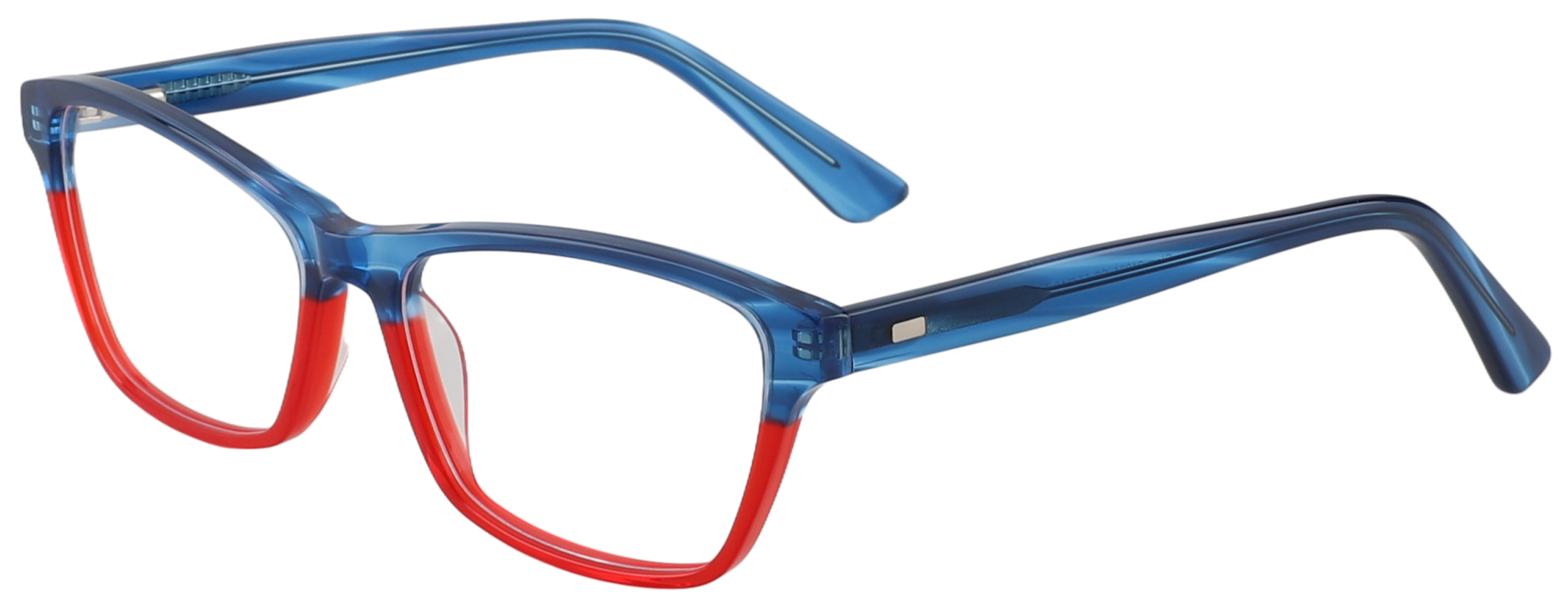Cheapglasses123.com Prescription Glasses 21221 Blue Red