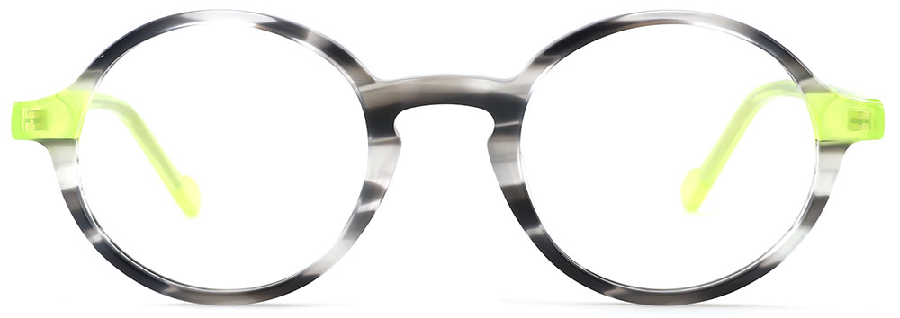 Round Prescription Glasses 21222 Tortoise Green from cheapglasses123.com