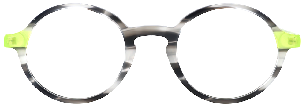 Try on glasses: Round Prescription Glasses 21222 Tortoise Green