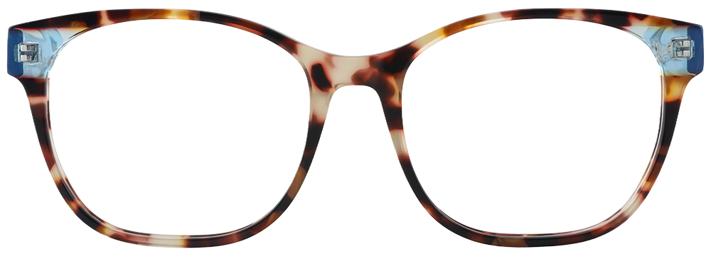 Try on glasses: Cat Eye Prescription Glasses 21223 Tortoise Blue