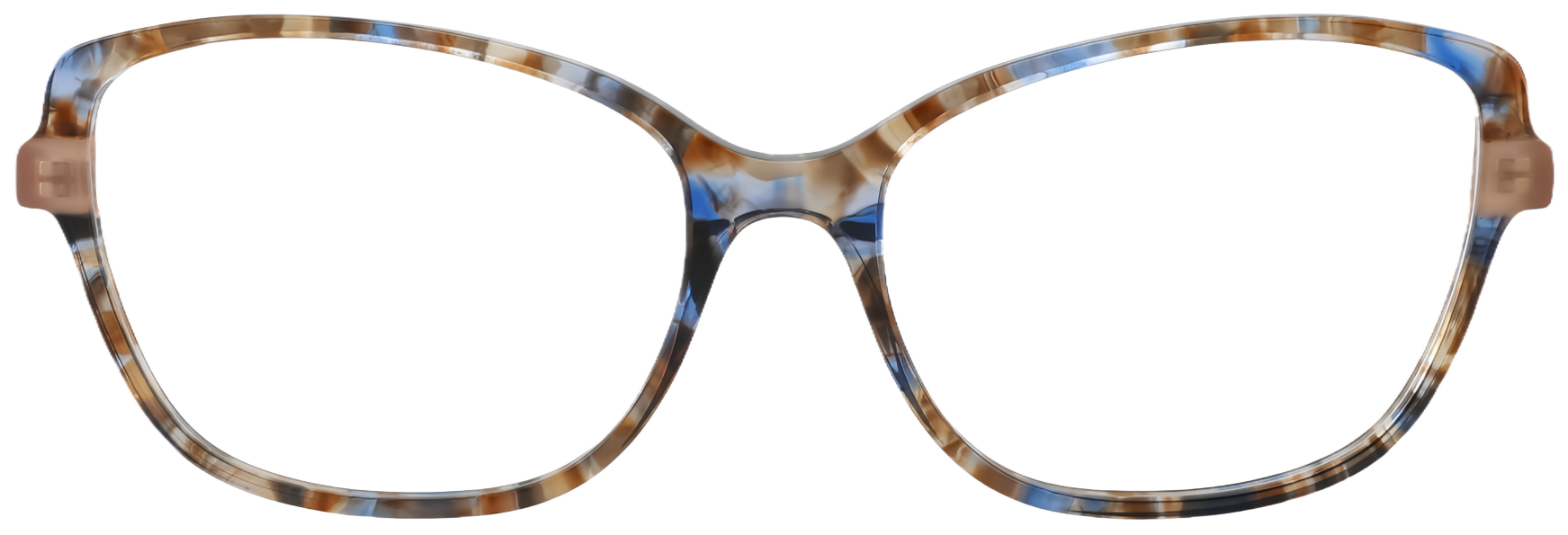 Try on glasses: Cat Eye Prescription Glasses 21225 Floral