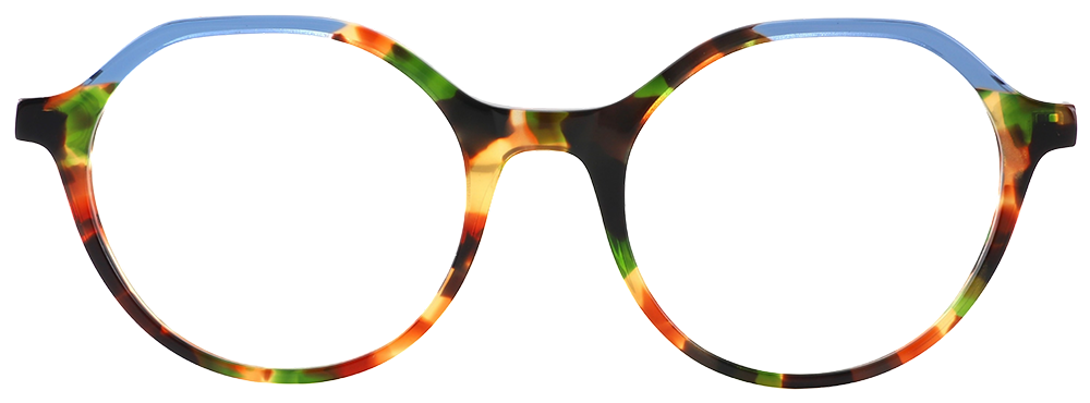 Try on glasses: Prescription Glasses 21228 Tortoise Blue