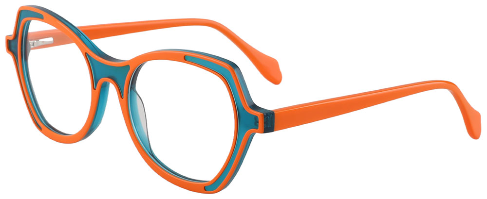 Cheapglasses123.com Prescription Glasses 21240 Orange