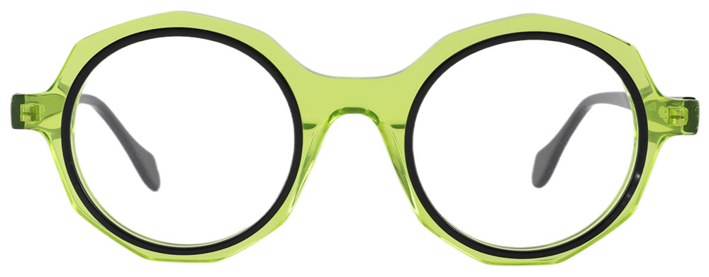 Round Prescription Glasses 21242 Green from cheapglasses123.com