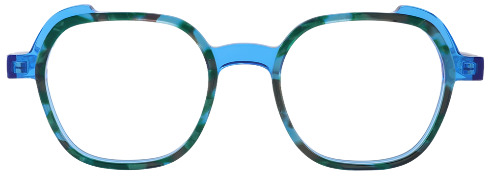 Try on glasses: Prescription Glasses 21243 Blue