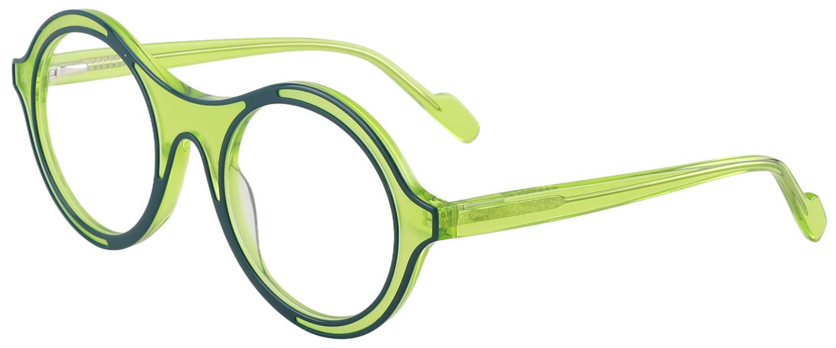 Cheapglasses123.com Round Prescription Glasses 21244 Green