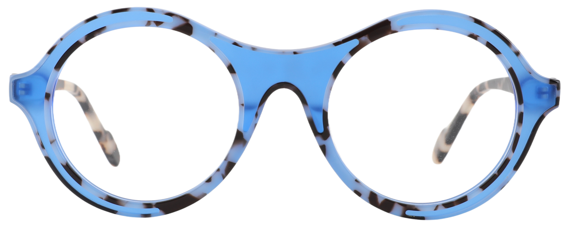 Round Prescription Glasses 21244 Blue from cheapglasses123.com