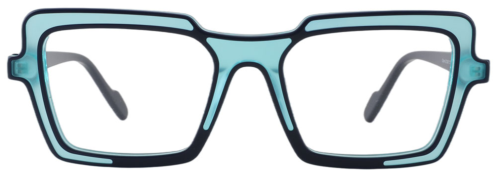 Prescription Glasses 21245 Blue Black from Cheapglasses123.com