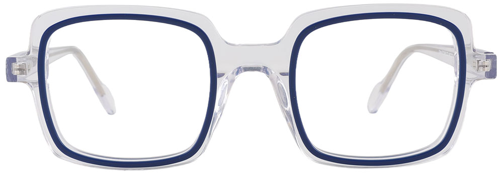 Square Prescription Glasses 21246 Blue from cheapglasses123.com