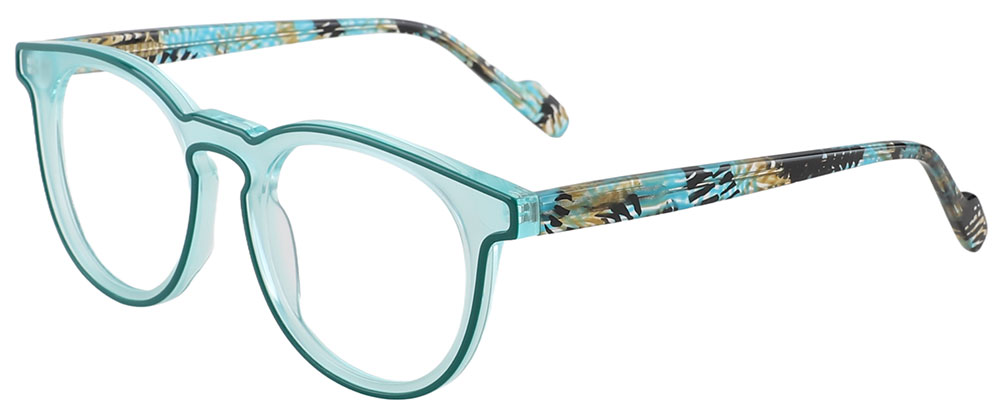 Cheapglasses123.com Prescription Glasses 21247 Green Tortoise