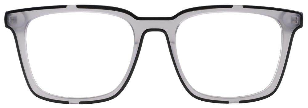 Try on glasses: Prescription Glasses 21248 Black White