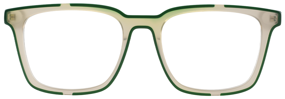 Try on glasses: Prescription Glasses 21248 Green Clear