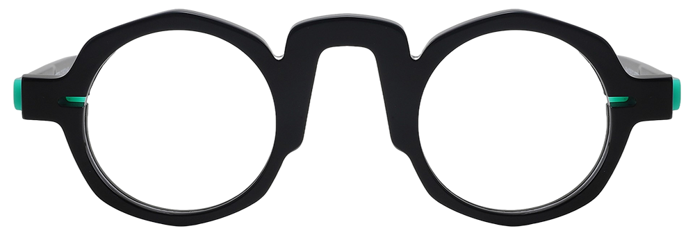 Try on glasses: Prescription Glasses 21249 Black