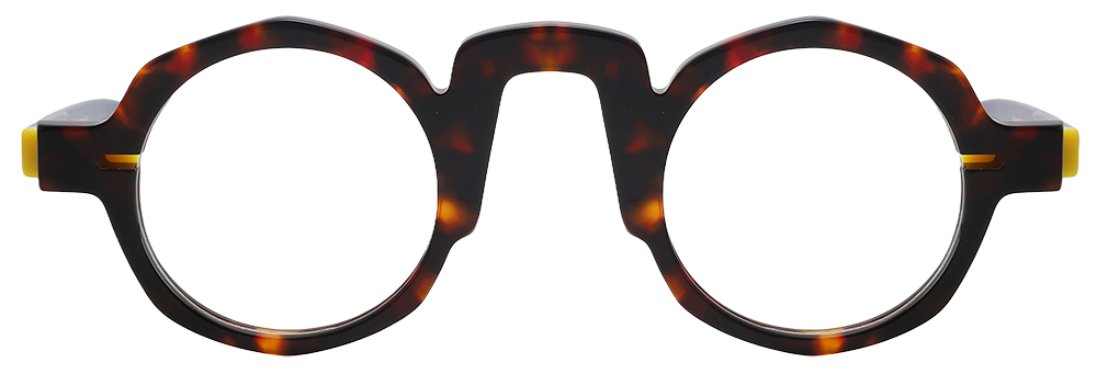 Try on glasses: Round Prescription Glasses 21249 Tortoise