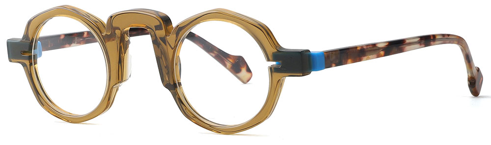 Cheapglasses123.com Prescription Glasses 21249 Yellow Tortoise