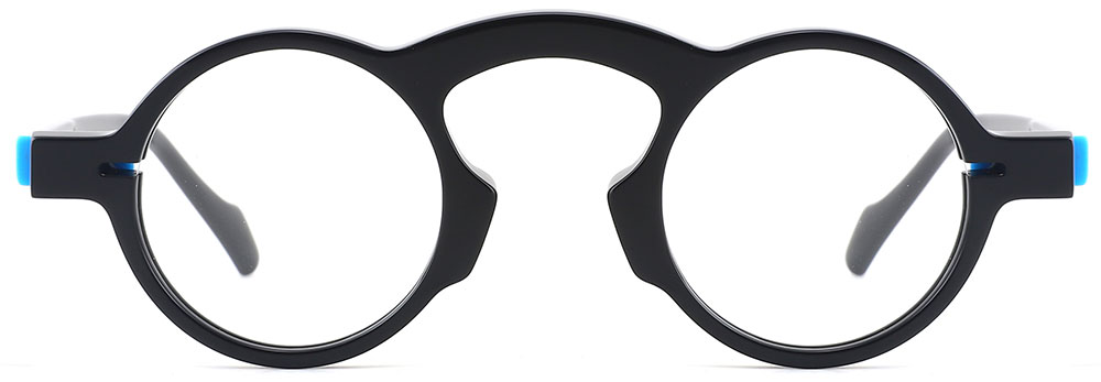 Round Prescription Glasses 21250 Black from cheapglasses123.com