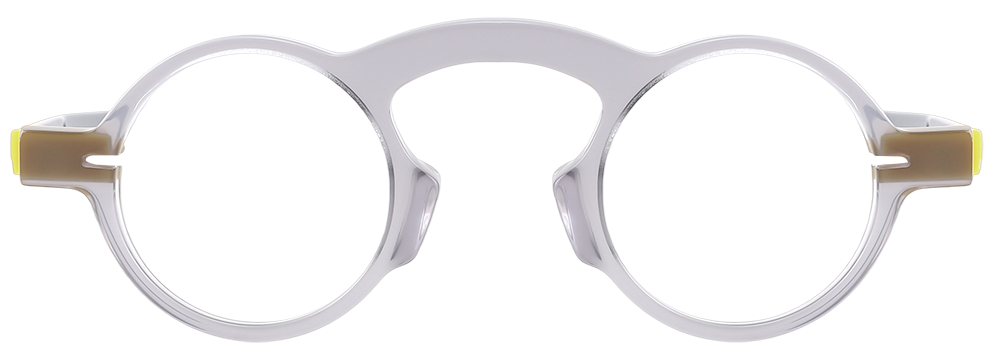 Try on glasses: Round Prescription Glasses 21250 Gray