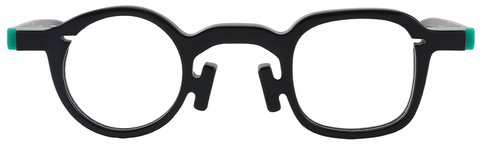  Try on glasses: Prescription Glasses 21253 Black