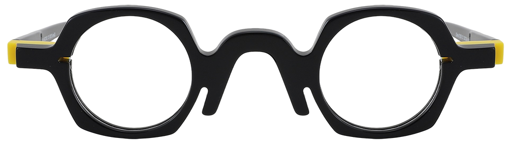 Try on glasses: Prescription Glasses 21255 Black 