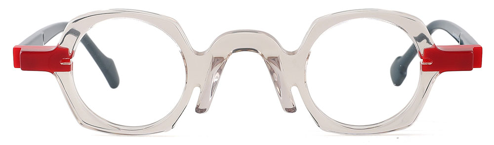 Cheap Prescription Glasses 21255 Clear Red from cheapglasses123.com