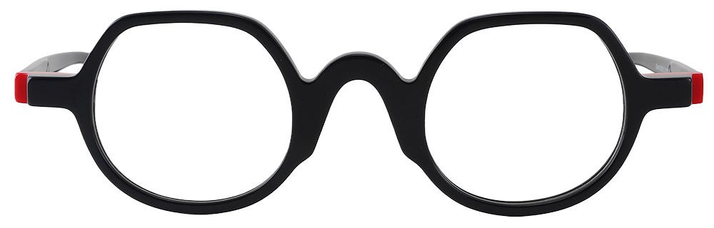 Try on glasses: Prescription Glasses 21256 Black