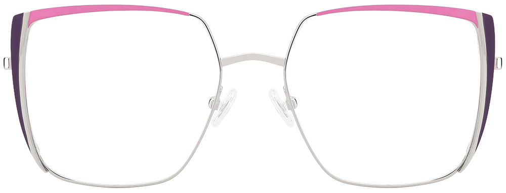 Try on Geometric Prescription Glasses 23109 Red