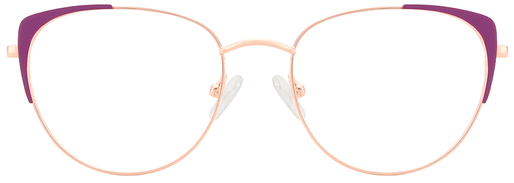 Try on Cat Eye Prescription Glasses 23131 Red