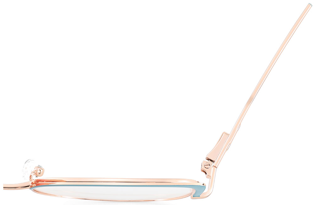 Cat Eye Prescription Glasses 23162 Blue Gold