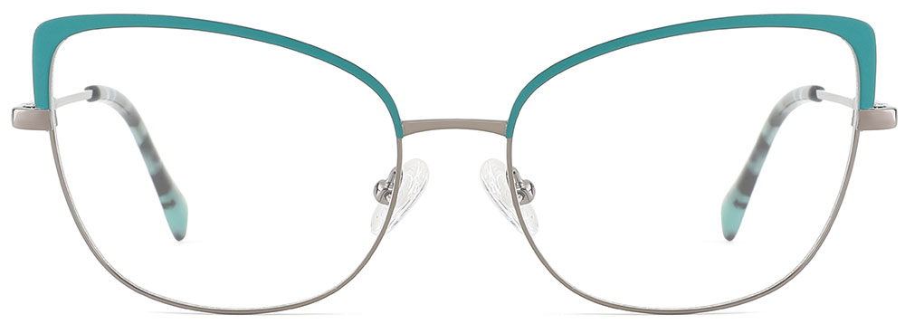 Cat Eye Prescription Glasses 23162 Blue Gray