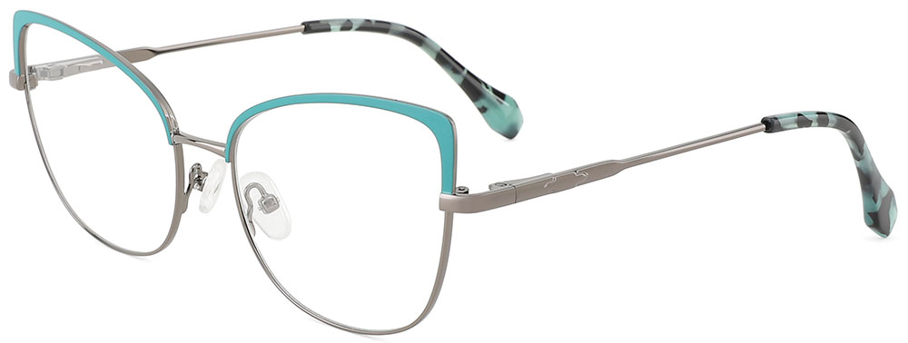 Cat Eye Prescription Glasses 23162 Blue Gray from cheapglasses123.com