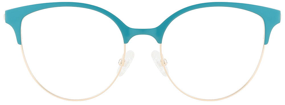 Try on Cat Eye Prescription Glasses 23164 Blue