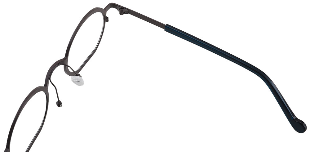 Round Prescription Glasses 23215 Gray