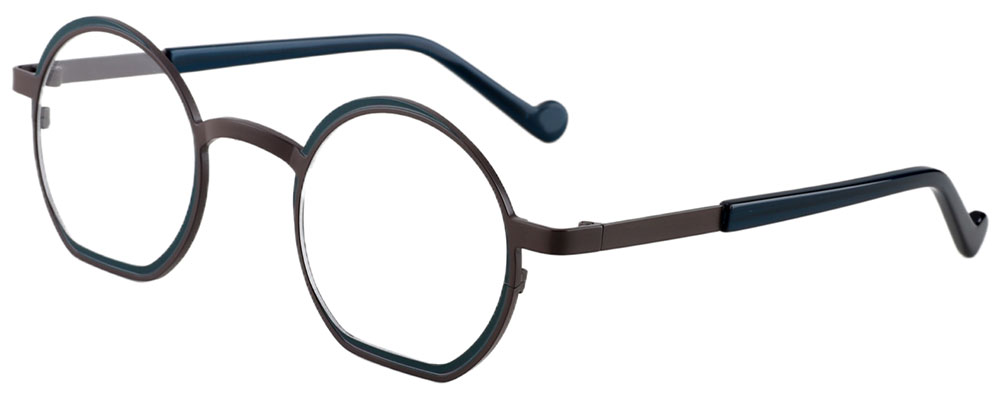 Cheapglasses123.com Round Prescription Glasses 23215 Gray