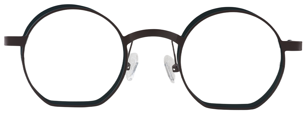 Try on glasses: Round Prescription Glasses 23215 Gray