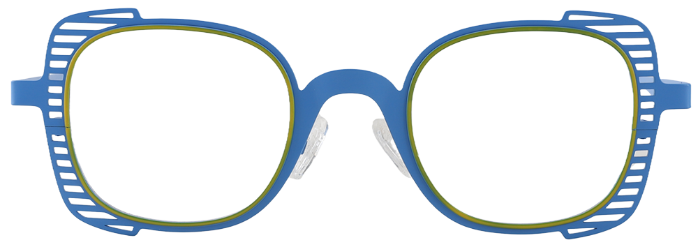 Try on glasses: Prescription Glasses 23218 Blue