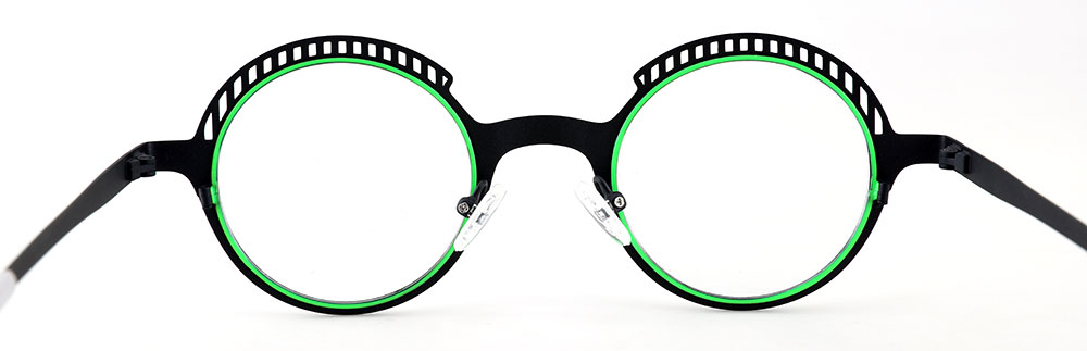 Prescription Glasses 23219 Black Green