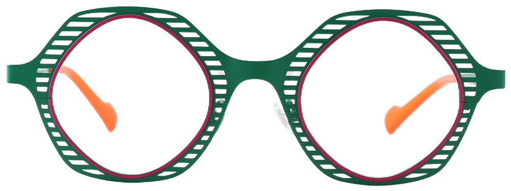 Round Prescription Glasses 23221 Yellow Green from Cheapglasses123.com