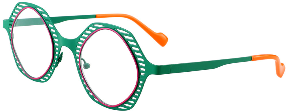 Cheapglasses123.com Round Prescription Glasses 23221 Yellow Green