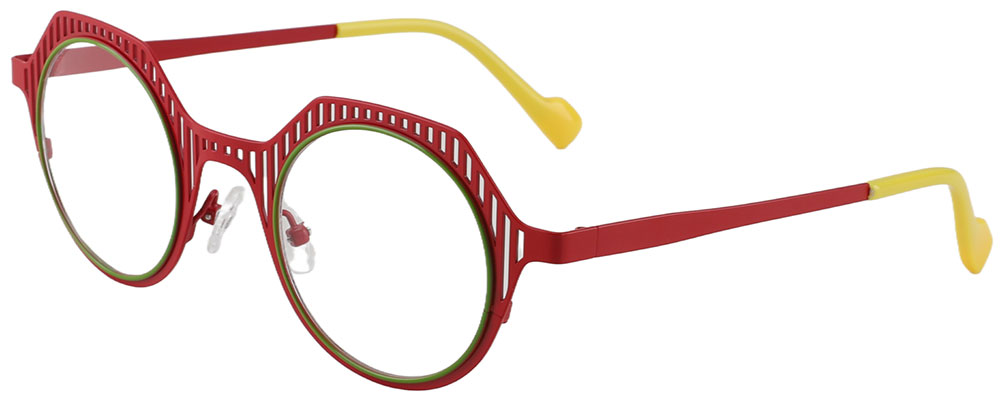 Cheapglasses123.com  Round Prescription Glasses 23222 Red