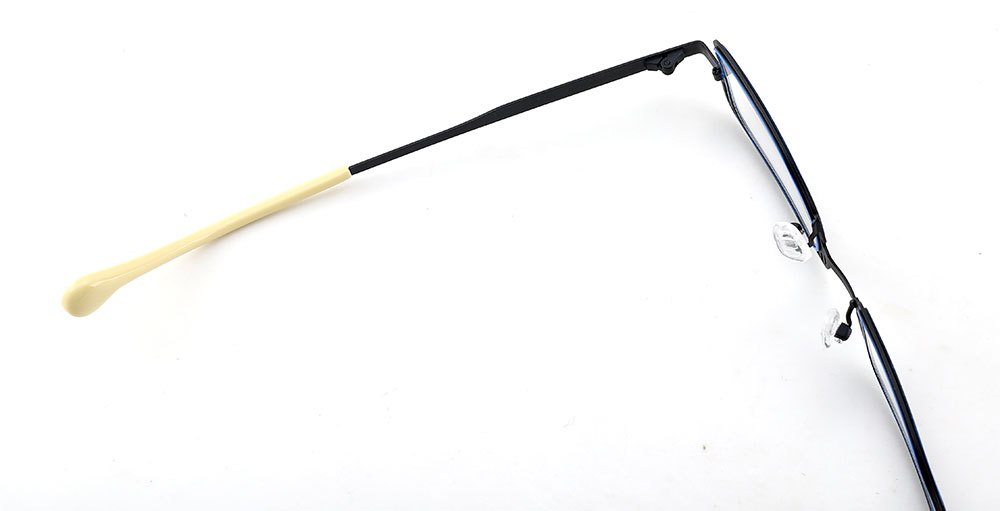 Square Prescription Glasses 23223 Black Red