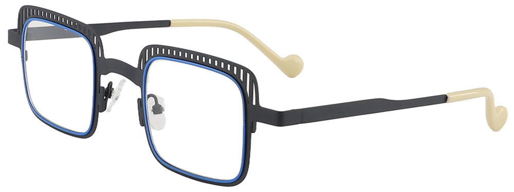 Cheapglasses123.com Square Prescription Glasses 23223 Black Blue