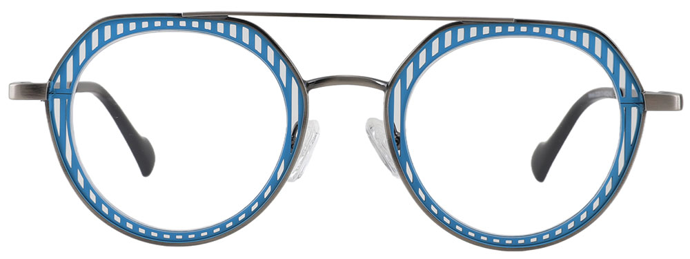 Aviator Prescription Glasses 23226 Blue Gray from cheapglasses123.com