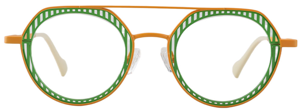 Aviator Prescription Glasses 23226 Green Yellow from cheapglasses123.com